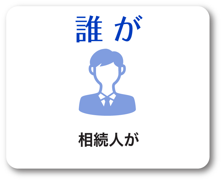 誰 が 相続人が